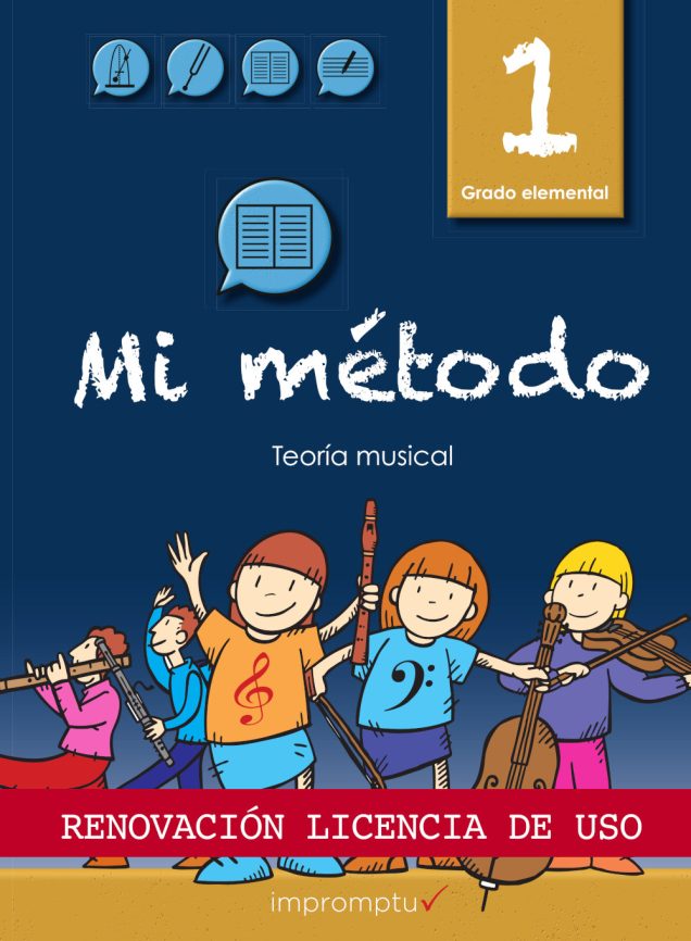 Mi método 1 Teoría musical - Renovación licencia de uso